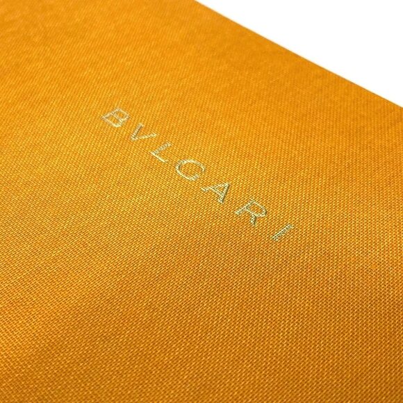 BVLGARI Schedule book logo Memo pad with stickers notebook paper Orange - Picture 12 of 12